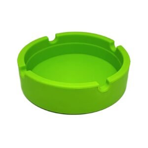 Silicone Cigarette Ashtray - Green Anti-Slip & Durable