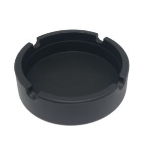 Silicone Cigarette Ashtray - Black Anti-Slip & Durable