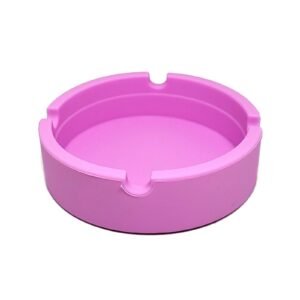 Silicone Cigarette Ashtray - Pink Anti-Slip & Durable