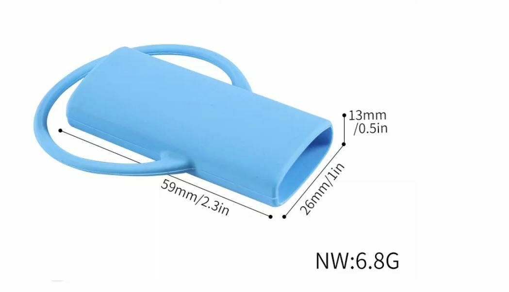 Turquoise Silicone Cigarette Case – Stylish, Durable Holder - Image 2