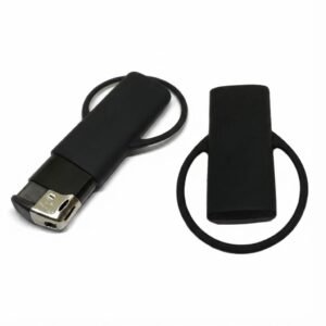 Black Orange Silicone Cigarette Case - Stylish, Durable Holder