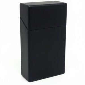 Black Silicone Cigarette Case - King Size, Durable & Protective