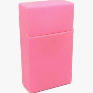 Pink Silicone Cigarette Case - King Size, Durable & Protective